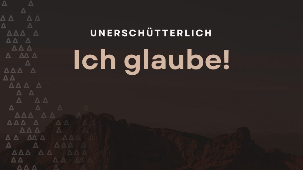 Ich glaube